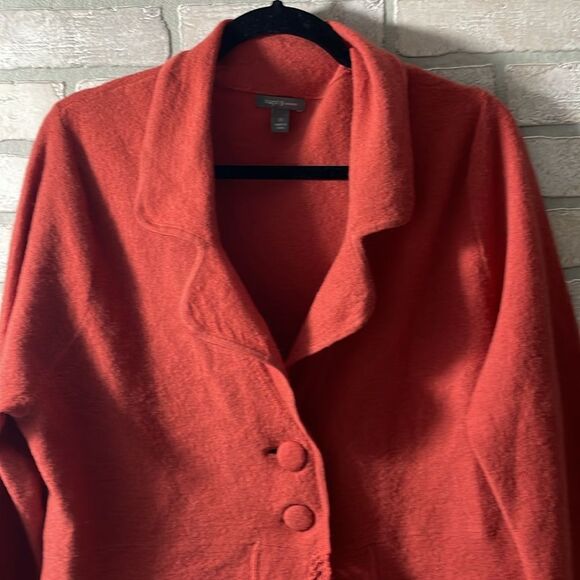 Apt. 9 100% wool sweater cardigan jacket size 1X - Picture 2 of 10